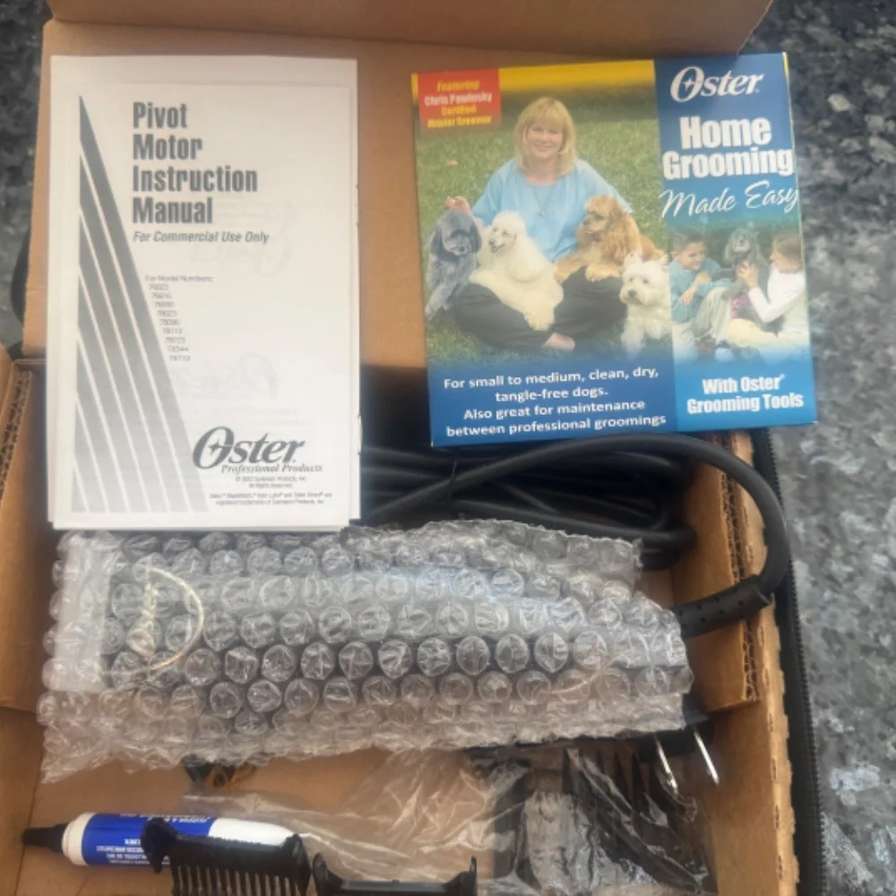 Oster Professional Pivot 78544 Fast Feed Adjustable Case & Guides & DVD Manual